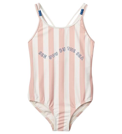 Liewood Badedragt - Suma - Stripe Sorbet Rose/Creme De La Creme