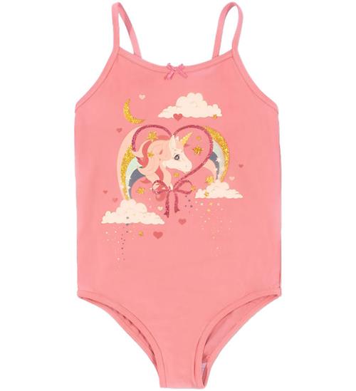 Konges Sløjd Badedragt - Riley - Flamingo Plume m. Print