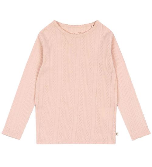 Konges Sløjd Bluse - Minna - Cameo Rose m. Hulmønster