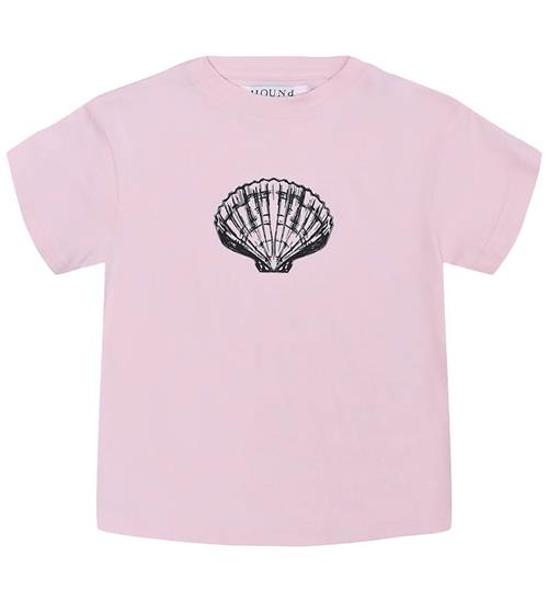 Hound T-shirt - Cropped - Soft Pink m. Muslingeskal