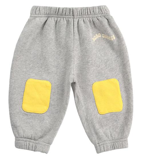 Bobo Choses Sweatpants - Knee Patches - Heather Grey