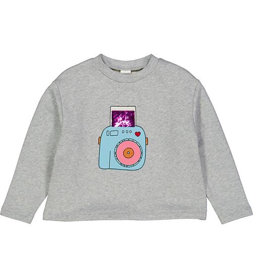 Freds World Sweatshirt - Hello Snap - Gråmeleret