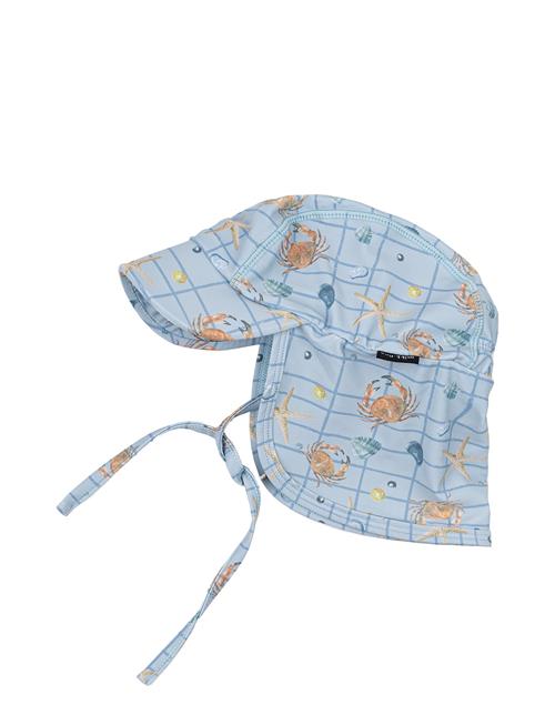 Swim Hat W. Print - Recycled Mikk-line Blue