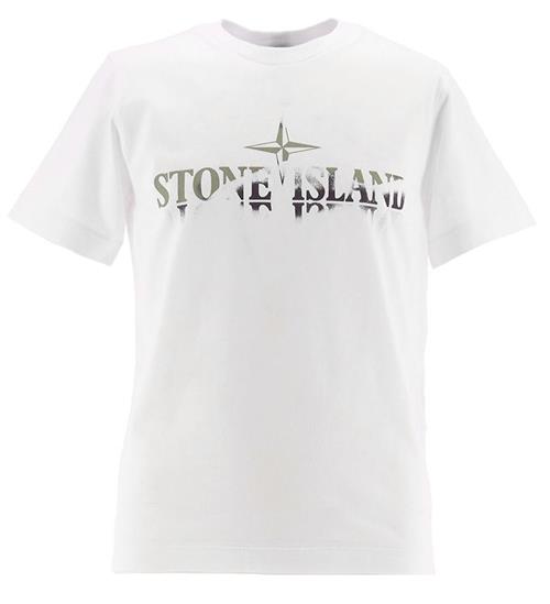 Stone Island T-shirt - Hvid m. Print