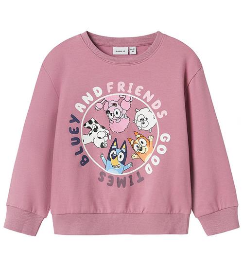 Name It Sweatshirt - NmfNira Bluey - Mauve Orchid m. Print