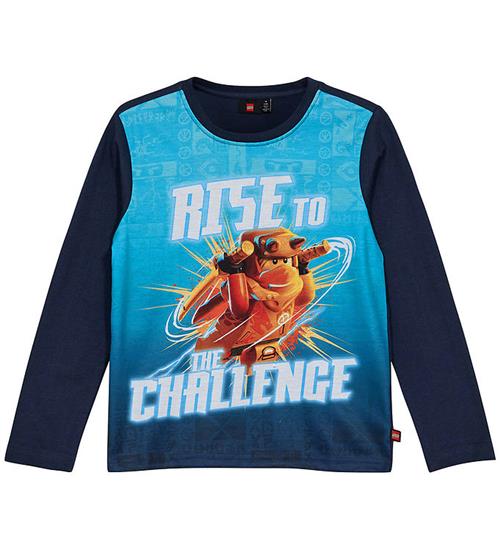 LEGOÂ® Ninjago Bluse - LWTano 704 - Dark Navy m. Print