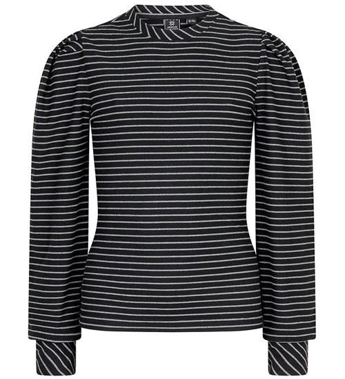 Indian Blue Jeans Bluse - Fløjl - Sort