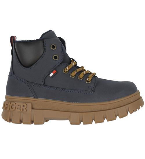 Tommy Hilfiger Støvler - Lace-Up - Blå