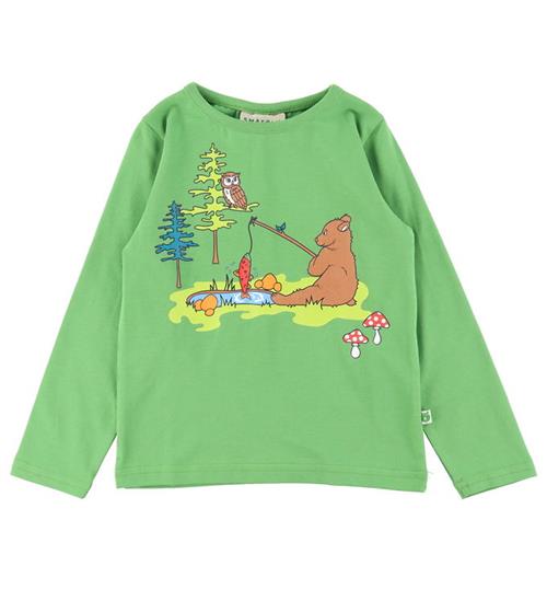 Småfolk Bluse - Moss Green