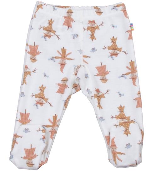 Joha Leggings m. Fødder - Uld/Bambus - Off White