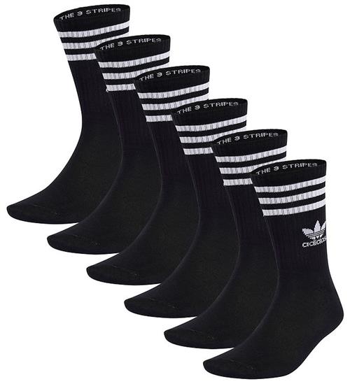 adidas Originals Strømper - 3 Strip CRW - 6-pak - Sort