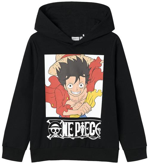 Name It Hættetrøje - Noos - NkmJeph Onepiece - Sort m. Print