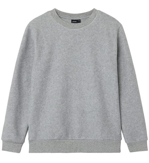 LMTD Fleecetrøje - NlnNeddy - Grey Melange