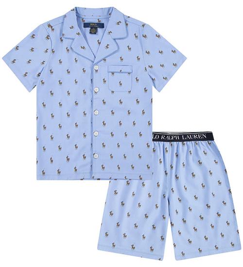 Polo Ralph Lauren Nattøj - Elite Blue m. Logoer