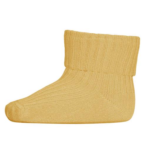 MP Strømper - Rib - Misted Yellow