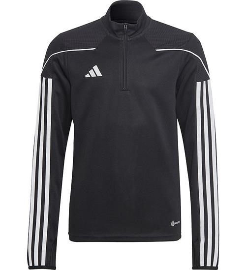 adidas Performance Bluse - Tiro 23 Leauge - Sort/Hvid m. Lynlås