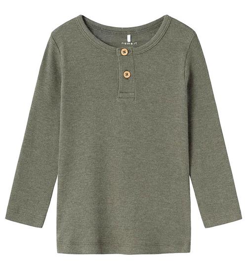 Name It Bluse - Rib - Noos - NmmKab - Dusty Olive
