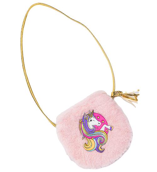 Great Pretenders Udklædning - Skuldertaske - Fluffy Pink Unicorn
