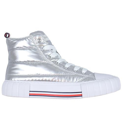 Tommy Hilfiger Støvler - High Top Lace-Up - Silver