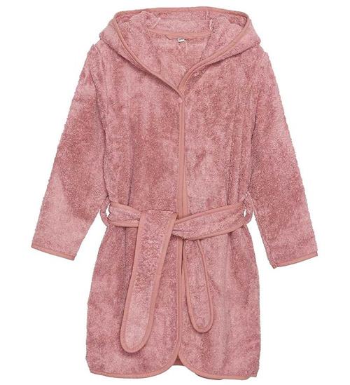 Pippi Baby Badekåbe - Old Rose m. Ører