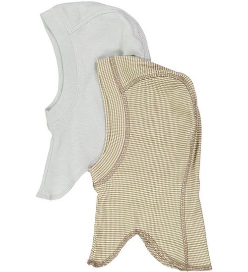 Wheat Elefanthue - 1-lags - Amel - 2-pak - Warm Stone Stripe