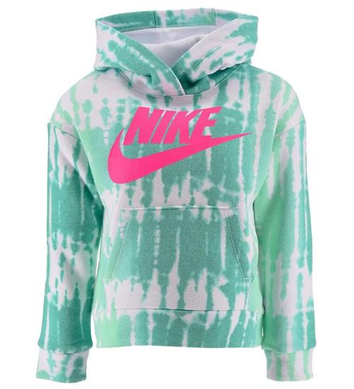 Nike Hættetrøje - Tie Dye - Mint Foam