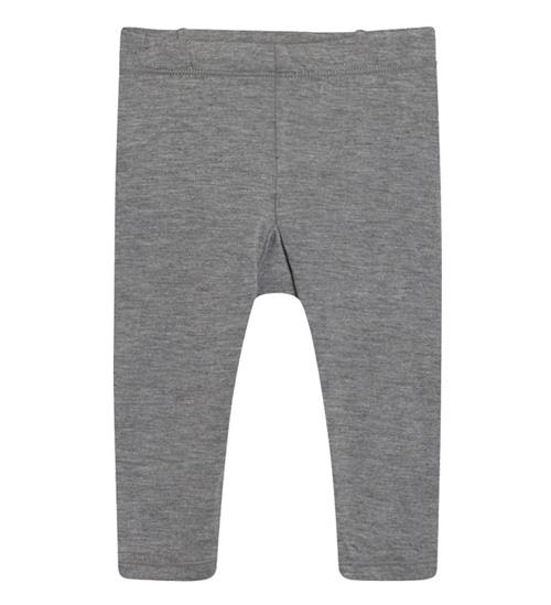 Hust and Claire Leggings - Luc - Bambus - Grå Melange