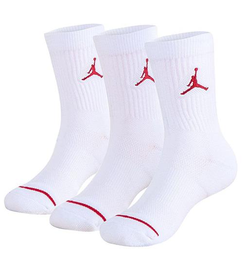 Jordan Strømper - 3-pak - Jumpman Cushioned Crew - Hvid