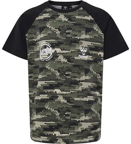 Hummel T-shirt - hmlFSK Fly - Grøn/Sort