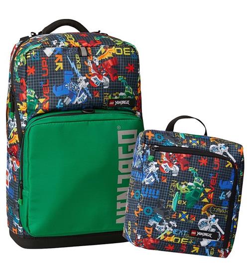 LEGOÂ® Ninjago Skoletaske m. Gymnastikpose - Grøn/Multi