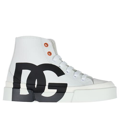 Dolce & Gabbana Støvler - Lace - Hvid/Sort