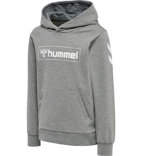 Hummel Hættetrøje - hmlBox - Gråmeleret