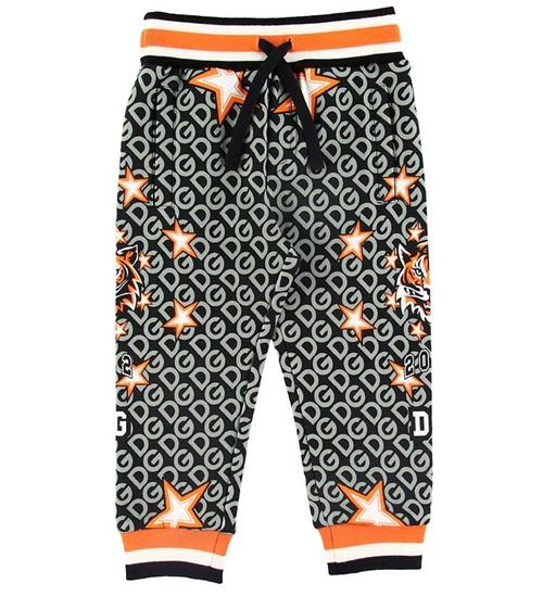 Dolce & Gabbana Sweatpants - Koksgrå m. Print