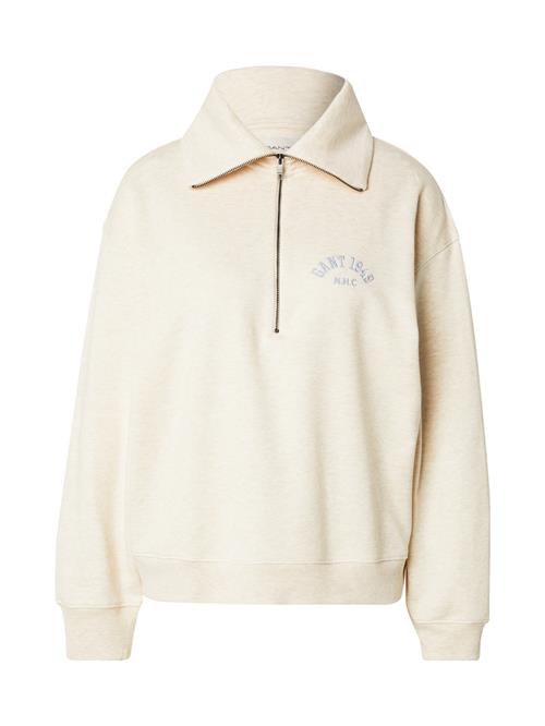 GANT Sweatshirt  beige / lyseblå