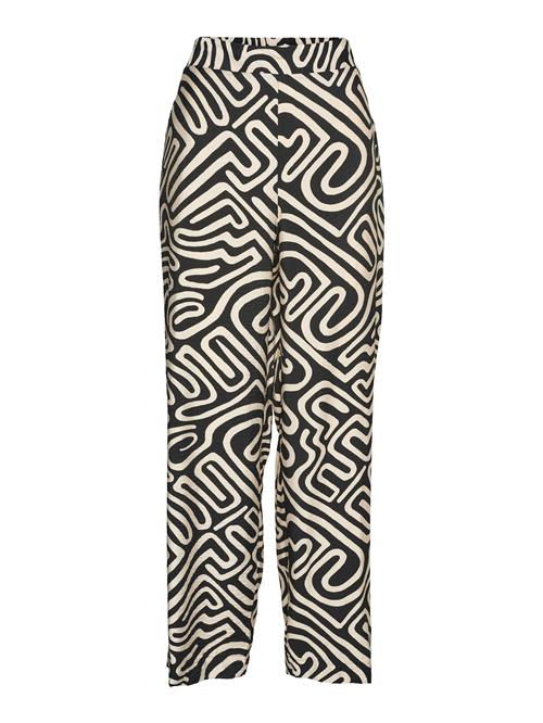 VERO MODA Bukser 'VMVIGDIS'  sort / hvid