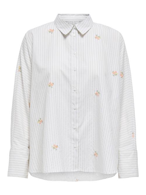 ONLY Bluse 'ONLJoella'  lysegrå / pastelgrøn / lyserød / hvid