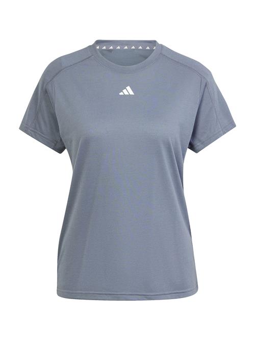 ADIDAS PERFORMANCE Funktionsbluse 'Train Essentials'  basalgrå / hvid
