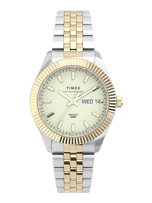 TIMEX Analogt ur ' Timex Legacy Boyfriend Waterbury '  guld / sølv