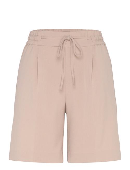 Shorts From Freequent In A Soft And Stretchy Material. The Shorts Have A Simple FREE/QUENT Beige