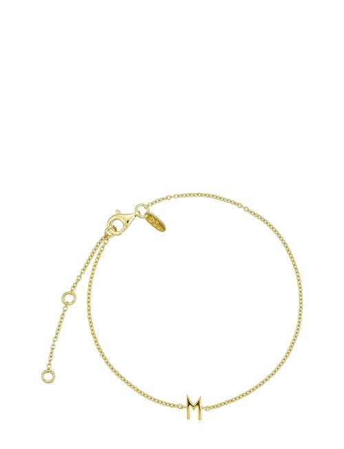 Archetype Bracelet - A-Z Gold Plated Design Letters Gold