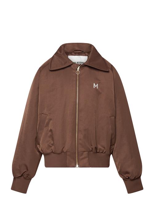 Cool Cats Application Bomber Jacket Mini Rodini Brown