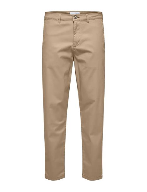 Slhslimtape-New Miles 172 Flex Pants W N Selected Homme Beige