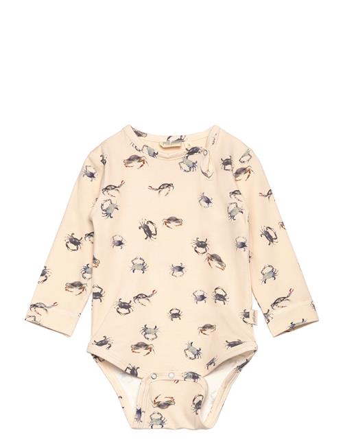 Body L/S Printed Petit Piao Beige