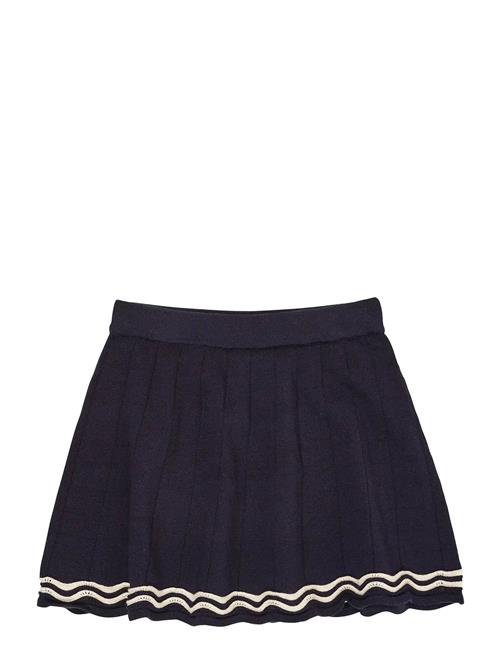 Knitted Tennis Skirt Copenhagen Colors Navy