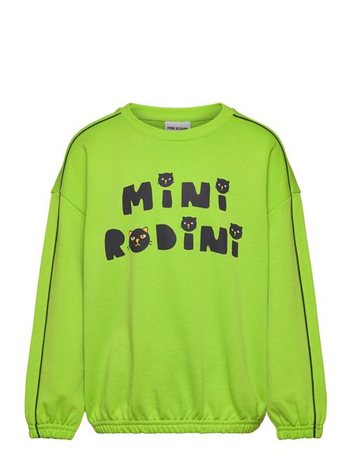 Mini Rodini Cats Sp Sweatshirt Mini Rodini Green