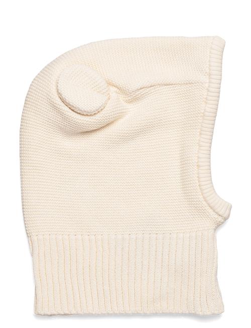 Balaclava Knit W. Ears Huttelihut Cream