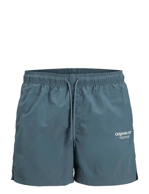 Se Jack & Jones Jpstmaui Jjswim Shorts Vesterbro Sn Jnr Jack & J S Blue ved Booztlet