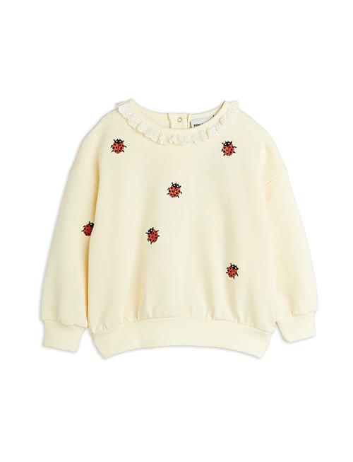 Ladybugs Emb Lace Sweatshirt Mini Rodini Beige