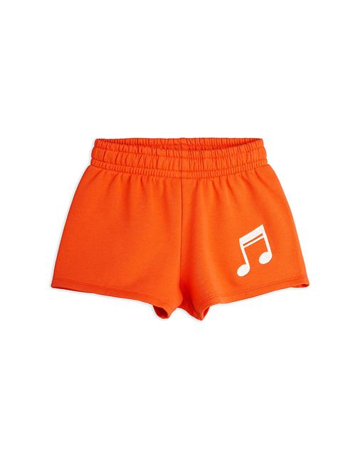 Note Emb Sweatshorts Mini Rodini Red