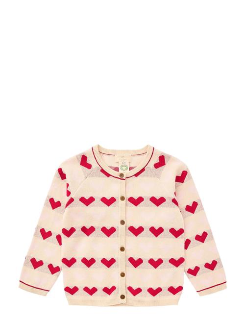 Knitted Heart Cardigan Copenhagen Colors Beige